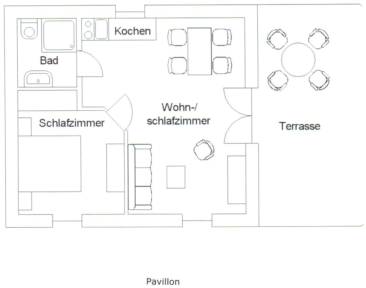 appartement pavillon grundriss